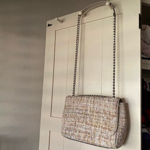 Kate Spade tweed small flap crossbody